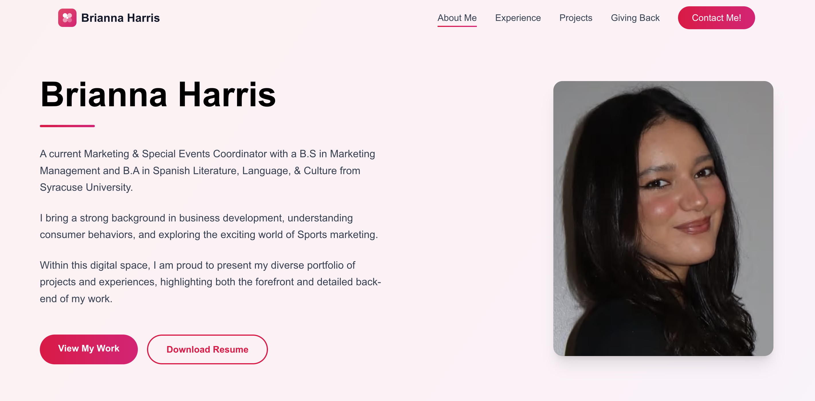 Brianna Harris Portfolio